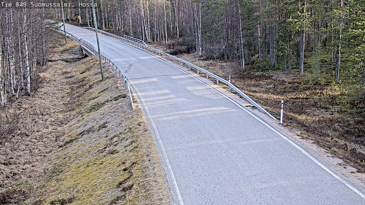 Kelikamerat Kuva Tie 843 Suomussalmi, Hossa, Suomussalmi, Kainuu