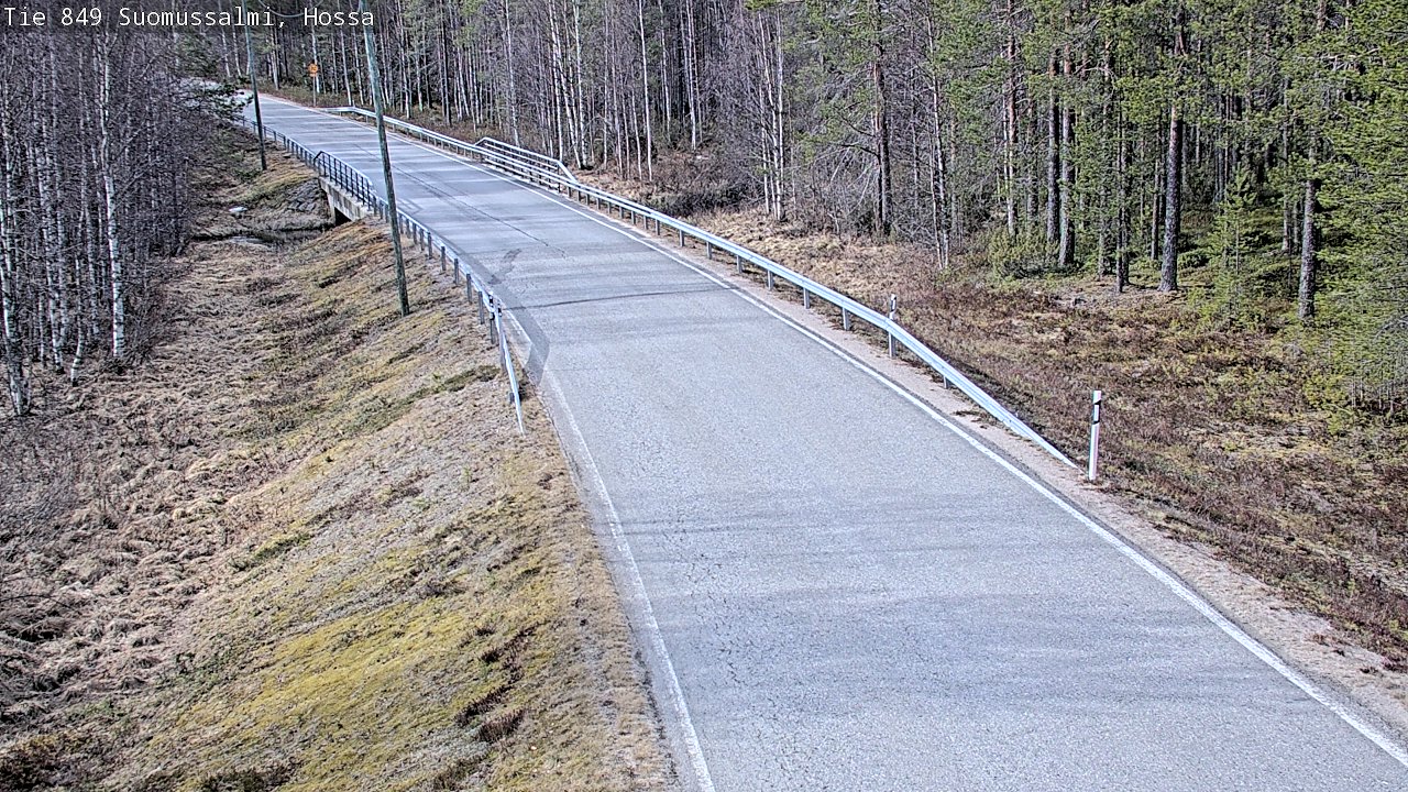 Kelikamerat Kuva Tie 843 Suomussalmi, Hossa, Suomussalmi, Kainuu