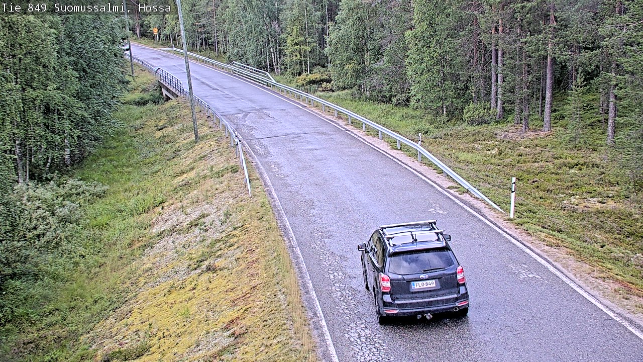 Kelikamerat Kuva Tie 843 Suomussalmi, Hossa, Suomussalmi, Kainuu