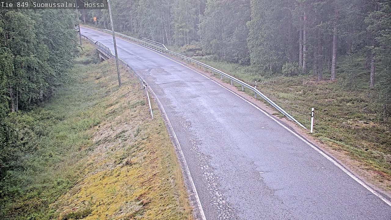 Kelikamerat Kuva Tie 843 Suomussalmi, Hossa, Suomussalmi, Kainuu