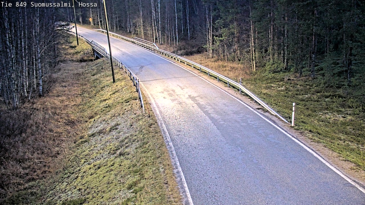 Kelikamerat Kuva Tie 843 Suomussalmi, Hossa, Suomussalmi, Kainuu