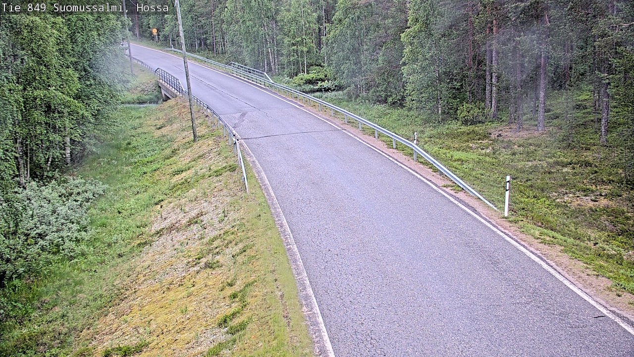 Kelikamerat Kuva Tie 843 Suomussalmi, Hossa, Suomussalmi, Kainuu