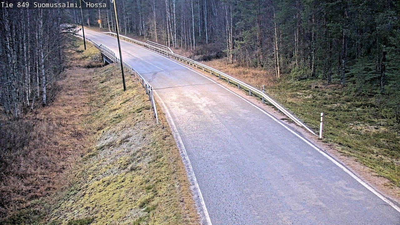 Kelikamerat Kuva Tie 843 Suomussalmi, Hossa, Suomussalmi, Kainuu