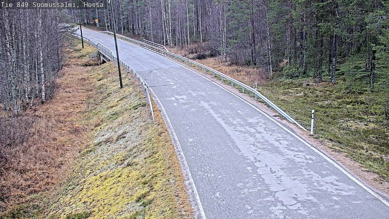 Kelikamerat Kuva Tie 843 Suomussalmi, Hossa, Suomussalmi, Kainuu