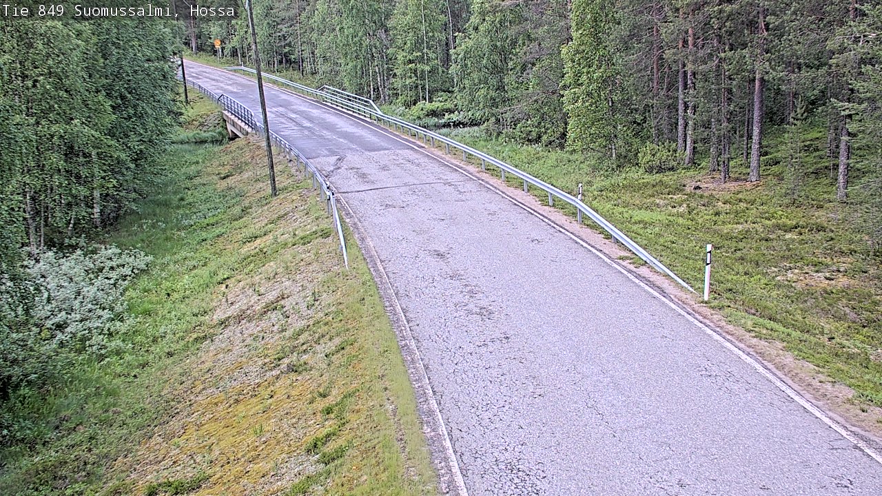 Weather Camera Image Road 950 843 Suomussalmi, Hossa, Suomussalmi, Kainuu