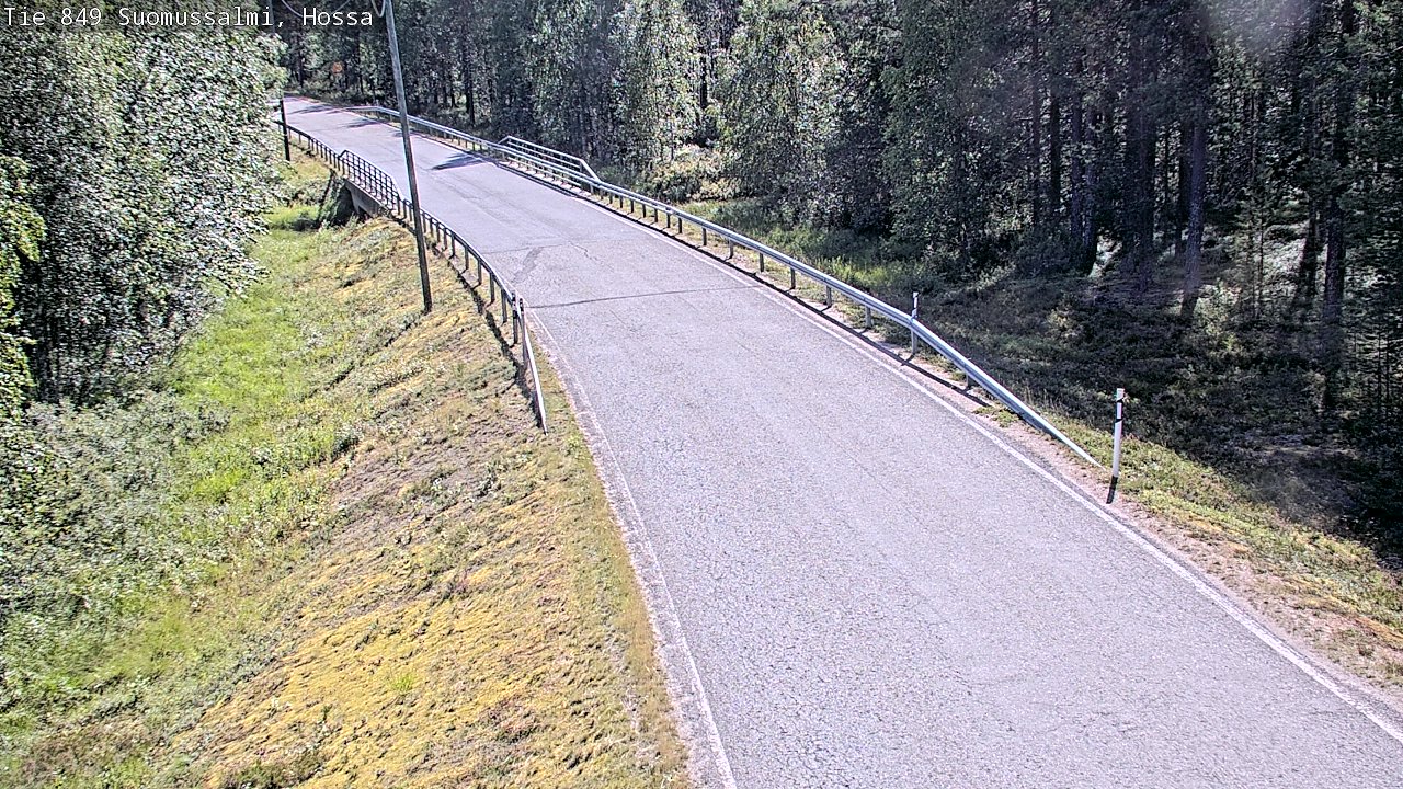 Kelikamerat Kuva Tie 843 Suomussalmi, Hossa, Suomussalmi, Kainuu