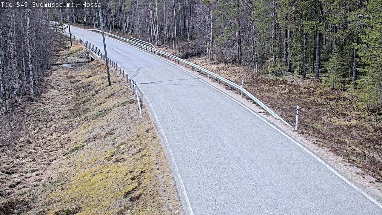 Kelikamerat Kuva Tie 843 Suomussalmi, Hossa, Suomussalmi, Kainuu