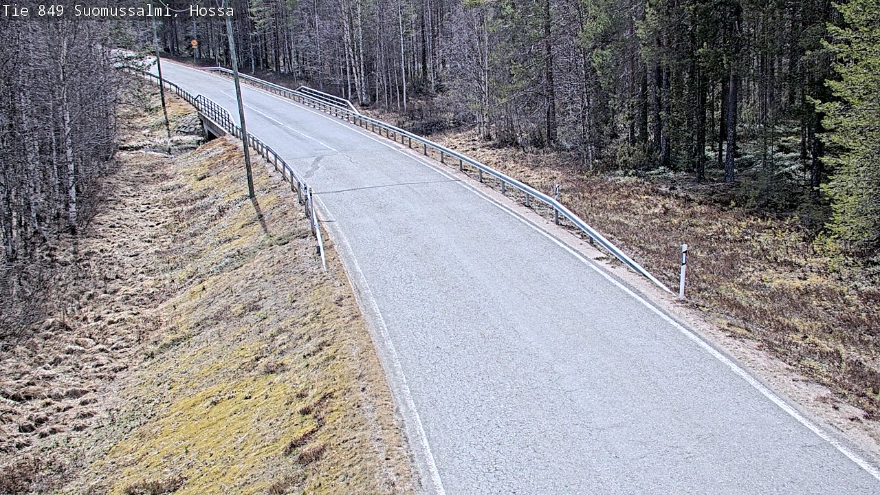 Kelikamerat Kuva Tie 843 Suomussalmi, Hossa, Suomussalmi, Kainuu