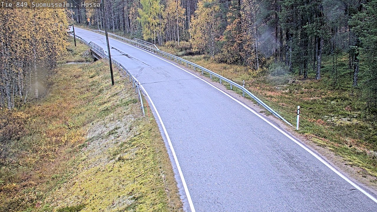 Weather Camera Image Road 950 843 Suomussalmi, Hossa, Suomussalmi, Kainuu