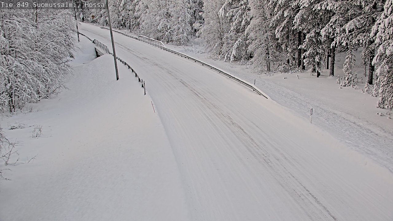 Weather Camera Image Road 950 843 Suomussalmi, Hossa, Suomussalmi, Kainuu
