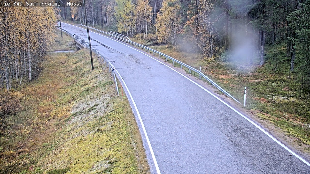 Weather Camera Image Väg 843 Suomussalmi, Hossa, Suomussalmi, Kainuu