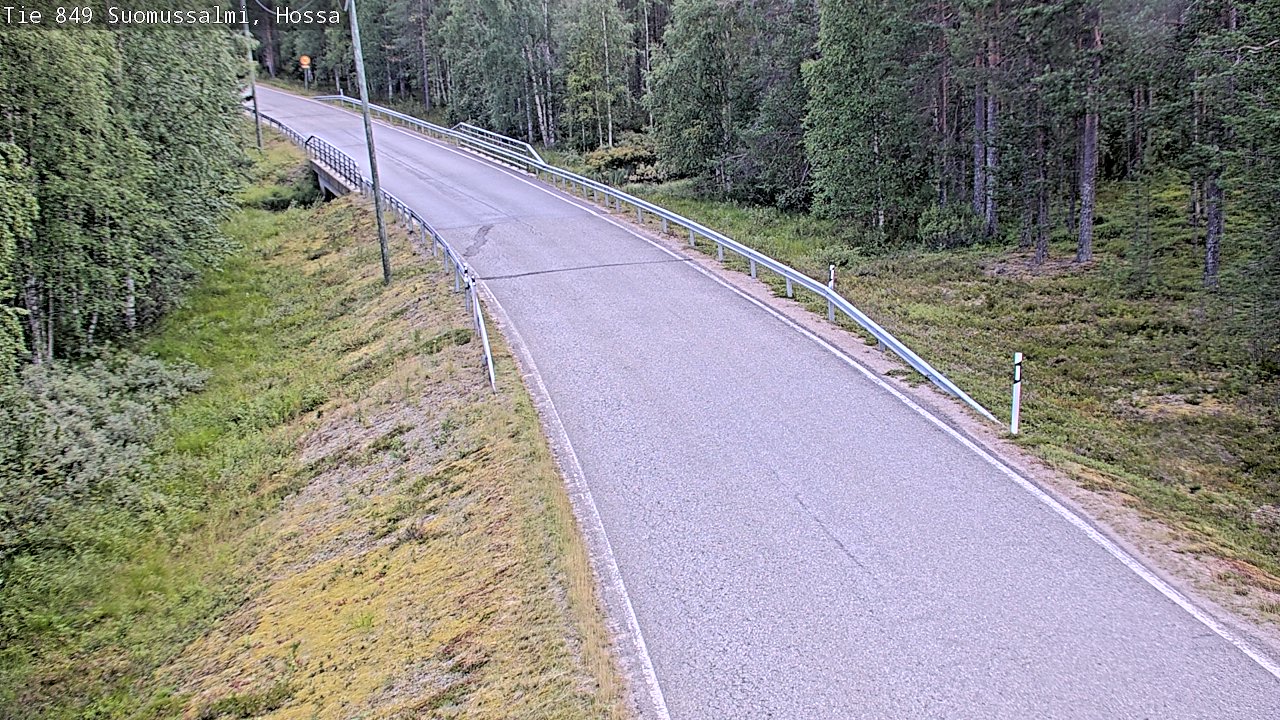 Kelikamerat Kuva Tie 843 Suomussalmi, Hossa, Suomussalmi, Kainuu