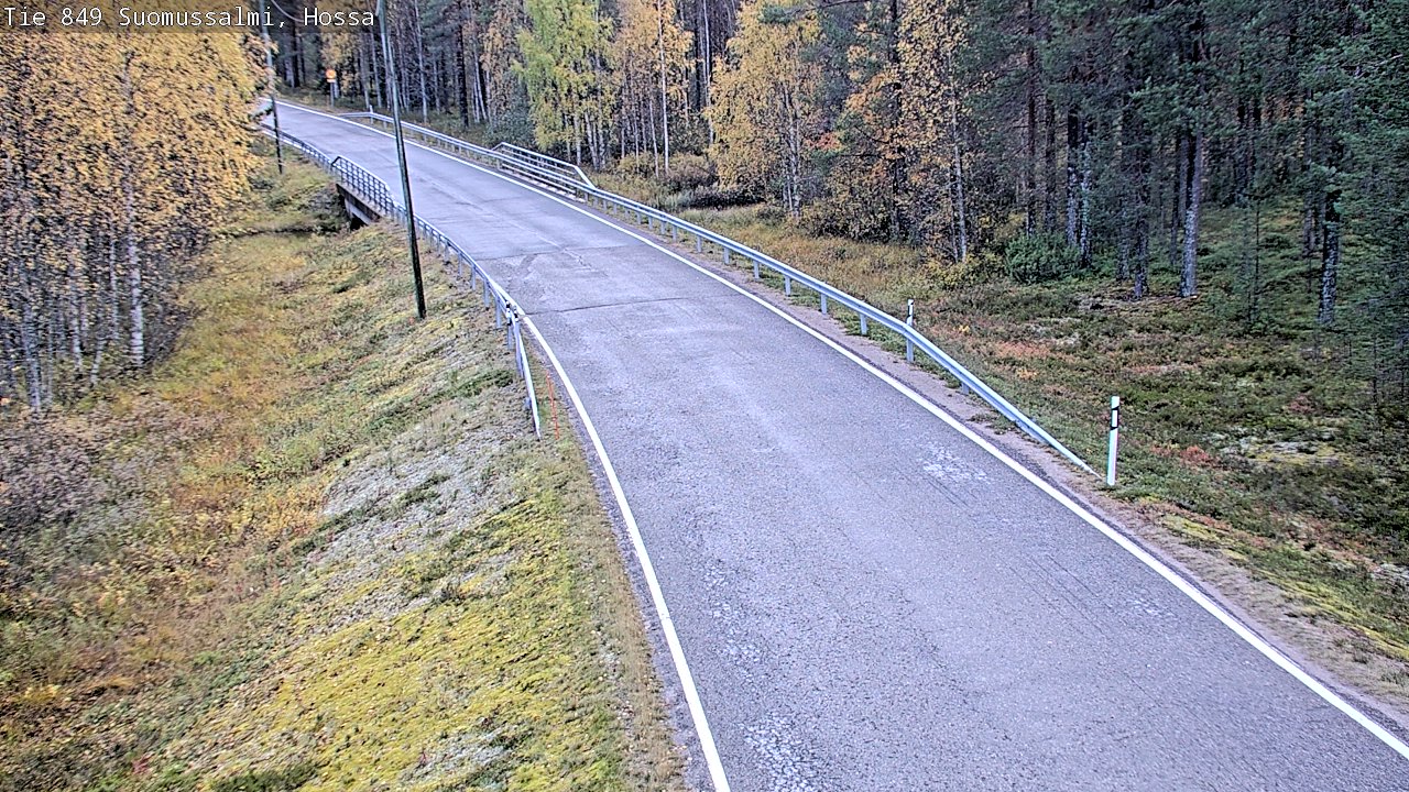 Kelikamerat Kuva Tie 843 Suomussalmi, Hossa, Suomussalmi, Kainuu