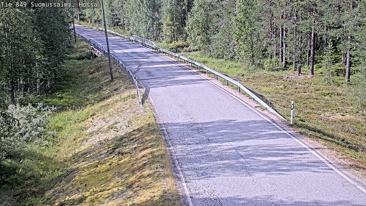Kelikamerat Kuva Tie 843 Suomussalmi, Hossa, Suomussalmi, Kainuu