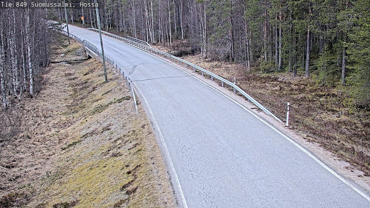 Kelikamerat Kuva Tie 843 Suomussalmi, Hossa, Suomussalmi, Kainuu