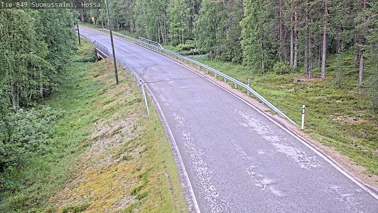 Kelikamerat Kuva Tie 843 Suomussalmi, Hossa, Suomussalmi, Kainuu