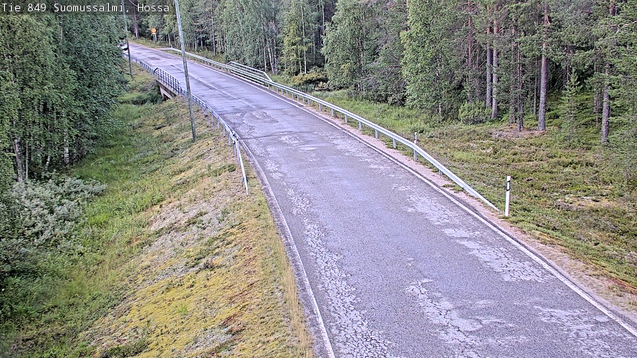 Kelikamerat Kuva Tie 843 Suomussalmi, Hossa, Suomussalmi, Kainuu