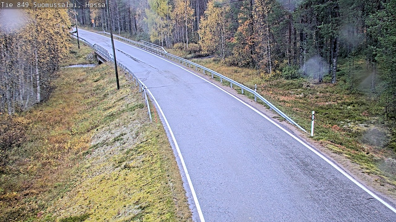Weather Camera Image Road 950 843 Suomussalmi, Hossa, Suomussalmi, Kainuu