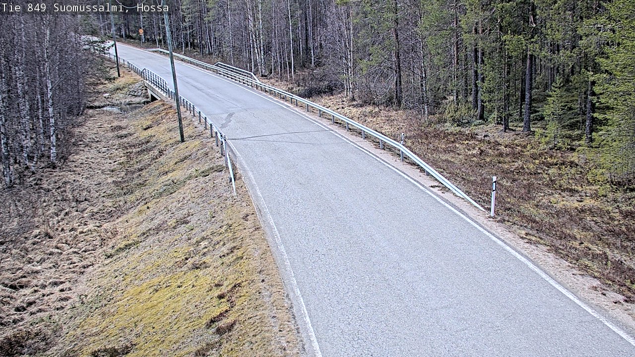 Kelikamerat Kuva Tie 843 Suomussalmi, Hossa, Suomussalmi, Kainuu