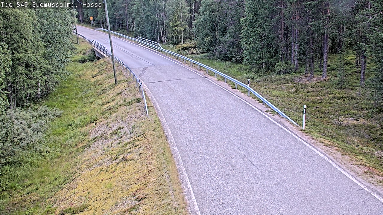 Kelikamerat Kuva Tie 843 Suomussalmi, Hossa, Suomussalmi, Kainuu