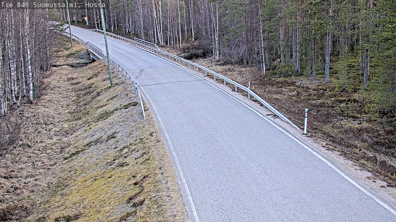 Kelikamerat Kuva Tie 843 Suomussalmi, Hossa, Suomussalmi, Kainuu