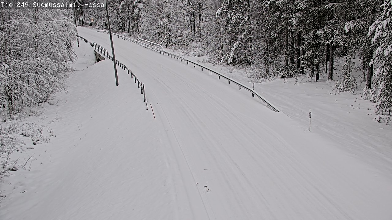 Weather Camera Image Road 950 843 Suomussalmi, Hossa, Suomussalmi, Kainuu