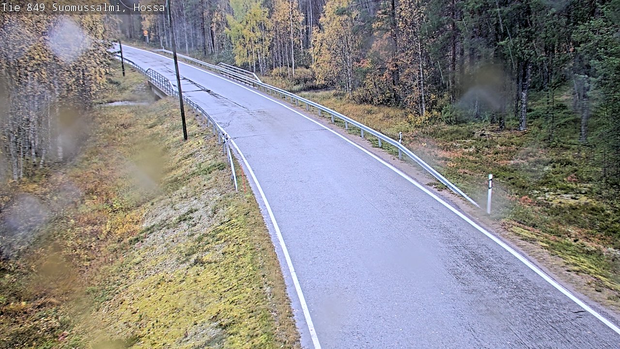 Weather Camera Image Road 950 843 Suomussalmi, Hossa, Suomussalmi, Kainuu