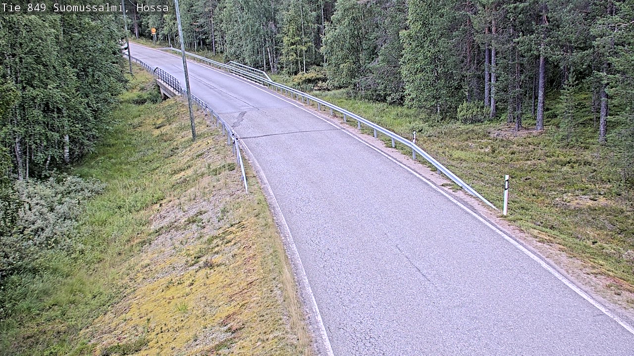 Kelikamerat Kuva Tie 843 Suomussalmi, Hossa, Suomussalmi, Kainuu