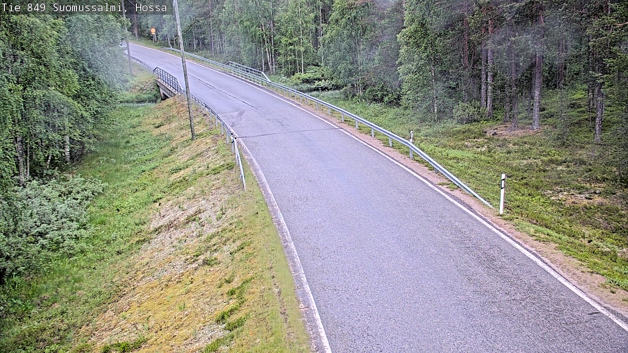 Kelikamerat Kuva Tie 843 Suomussalmi, Hossa, Suomussalmi, Kainuu