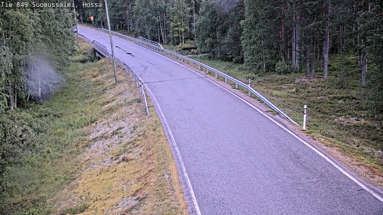 Kelikamerat Kuva Tie 843 Suomussalmi, Hossa, Suomussalmi, Kainuu