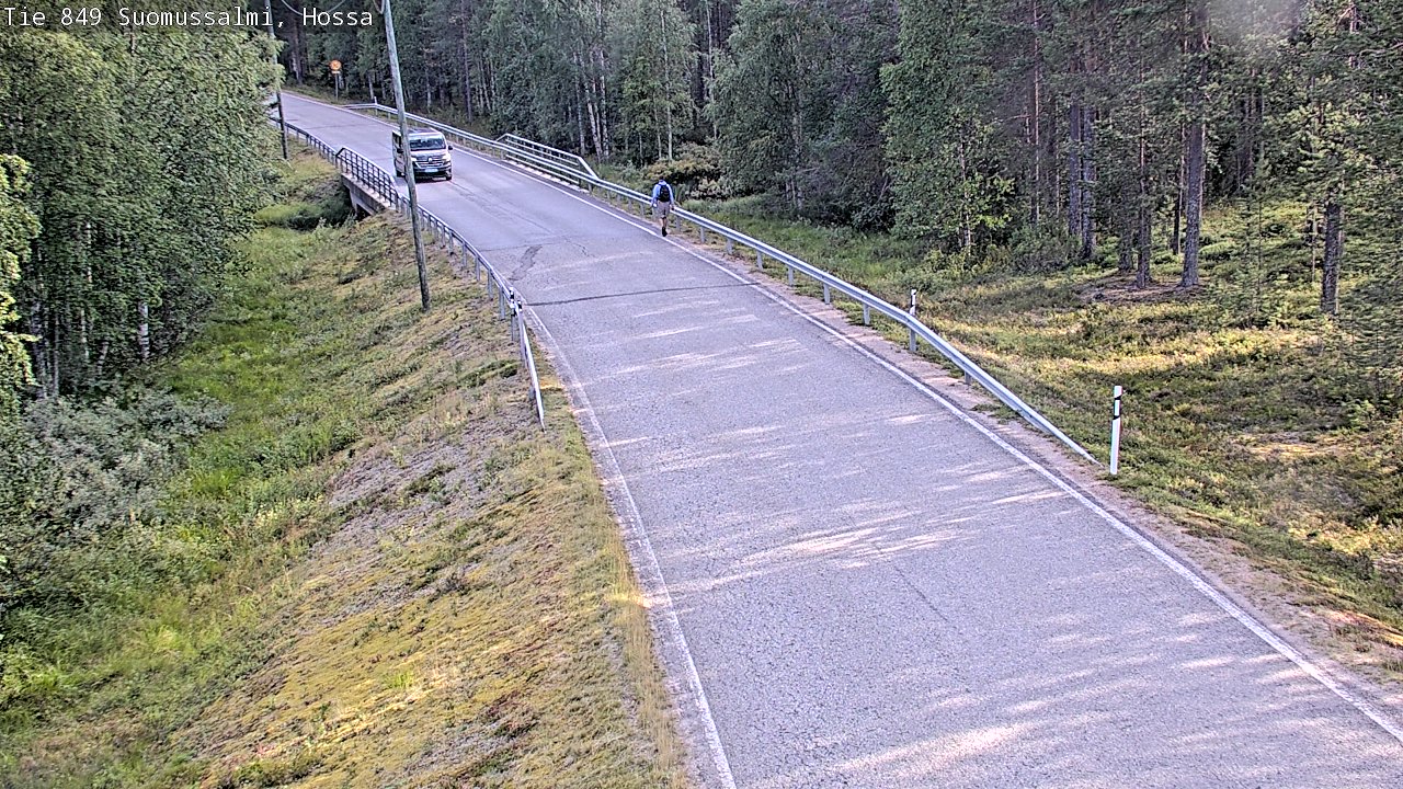 Kelikamerat Kuva Tie 843 Suomussalmi, Hossa, Suomussalmi, Kainuu
