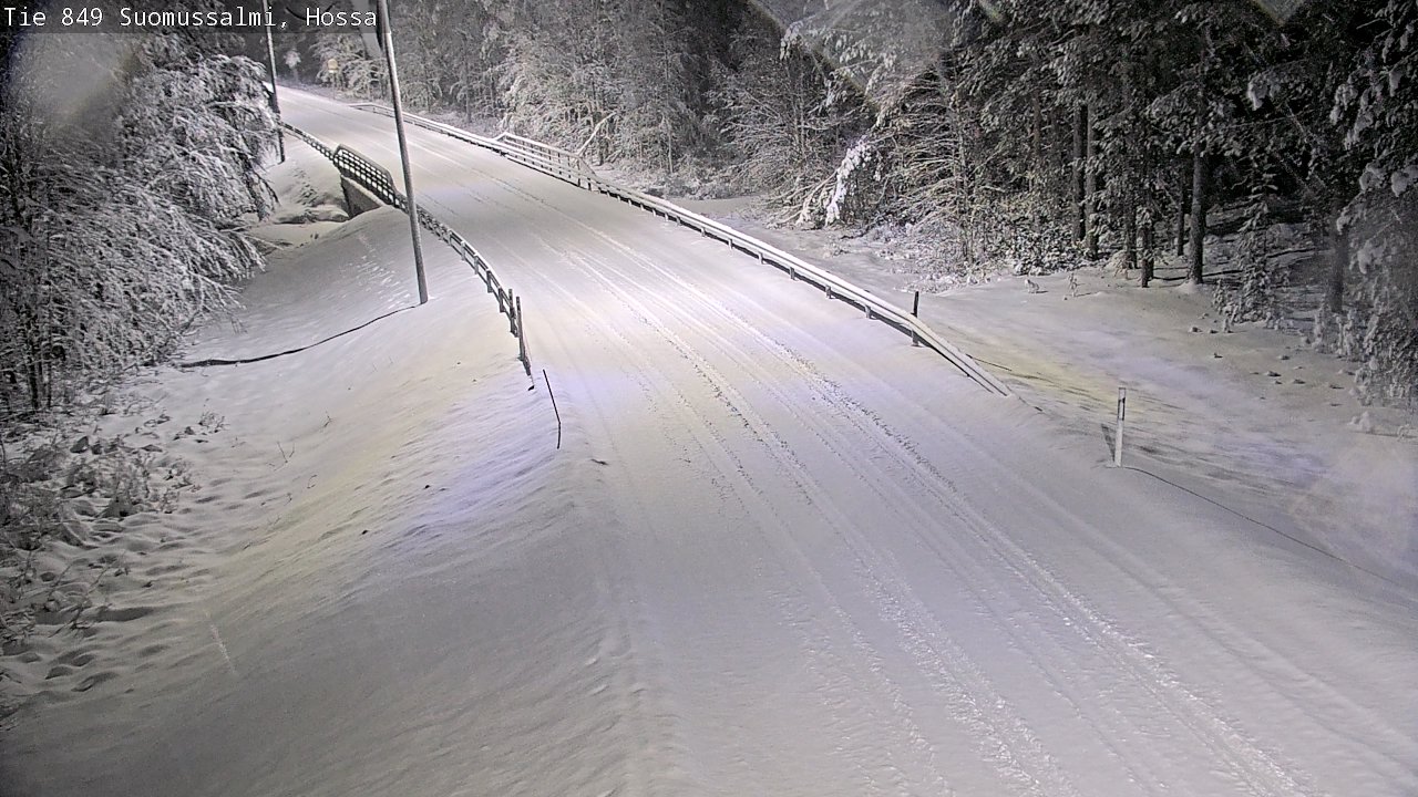 Weather Camera Image Road 950 843 Suomussalmi, Hossa, Suomussalmi, Kainuu