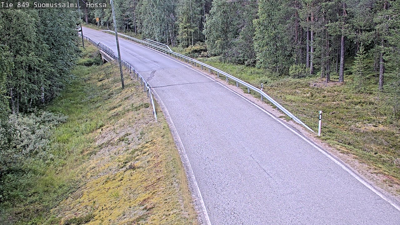 Weather Camera Image Road 950 843 Suomussalmi, Hossa, Suomussalmi, Kainuu