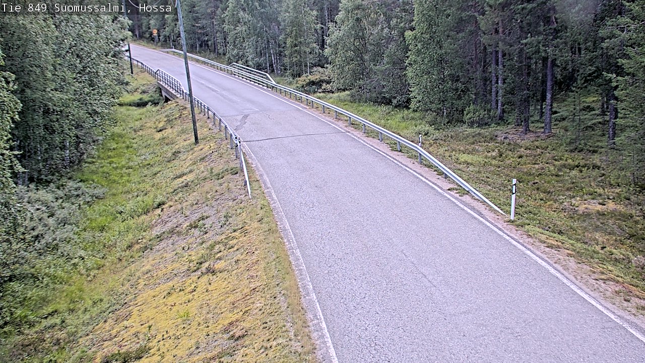 Kelikamerat Kuva Tie 843 Suomussalmi, Hossa, Suomussalmi, Kainuu