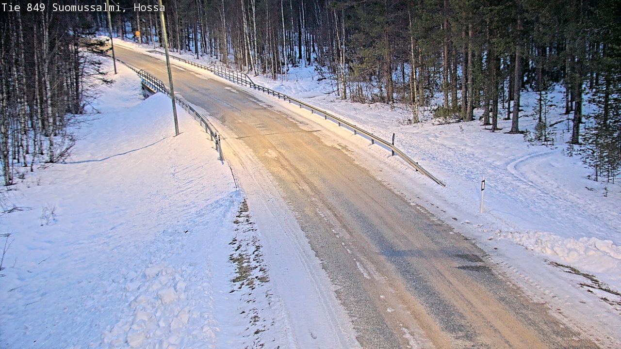 Kelikamerat Kuva Tie 843 Suomussalmi, Hossa, Suomussalmi, Kainuu