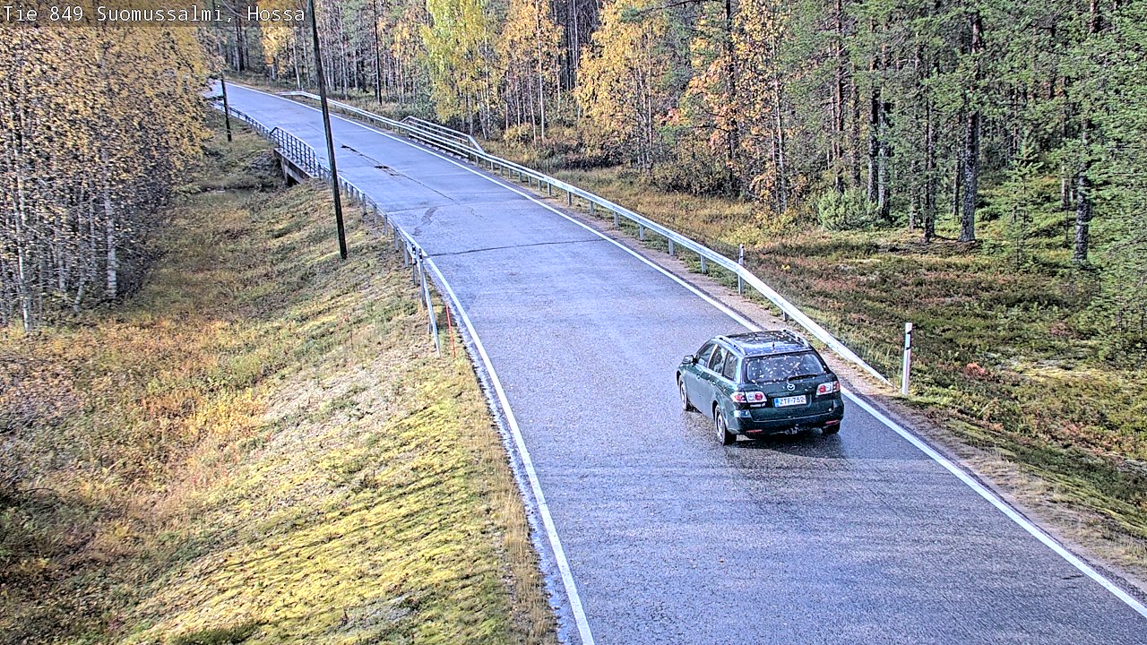 Weather Camera Image Road 950 843 Suomussalmi, Hossa, Suomussalmi, Kainuu