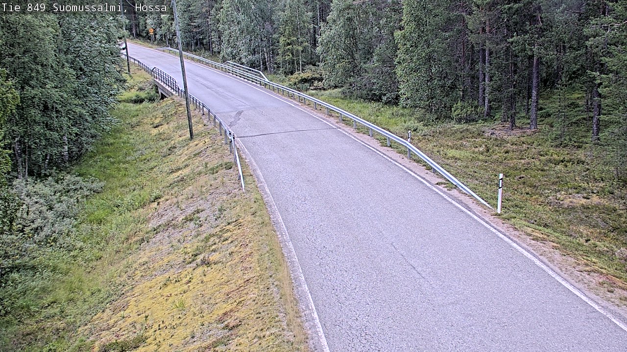 Kelikamerat Kuva Tie 843 Suomussalmi, Hossa, Suomussalmi, Kainuu
