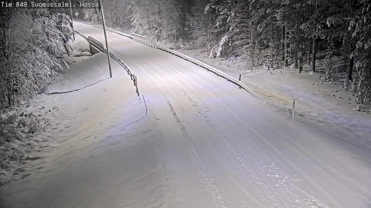 Weather Camera Image Road 950 843 Suomussalmi, Hossa, Suomussalmi, Kainuu