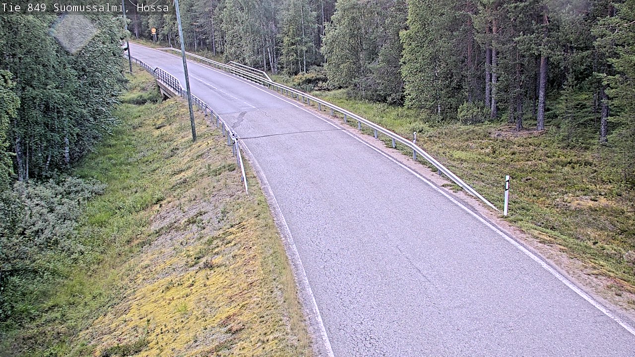 Kelikamerat Kuva Tie 843 Suomussalmi, Hossa, Suomussalmi, Kainuu