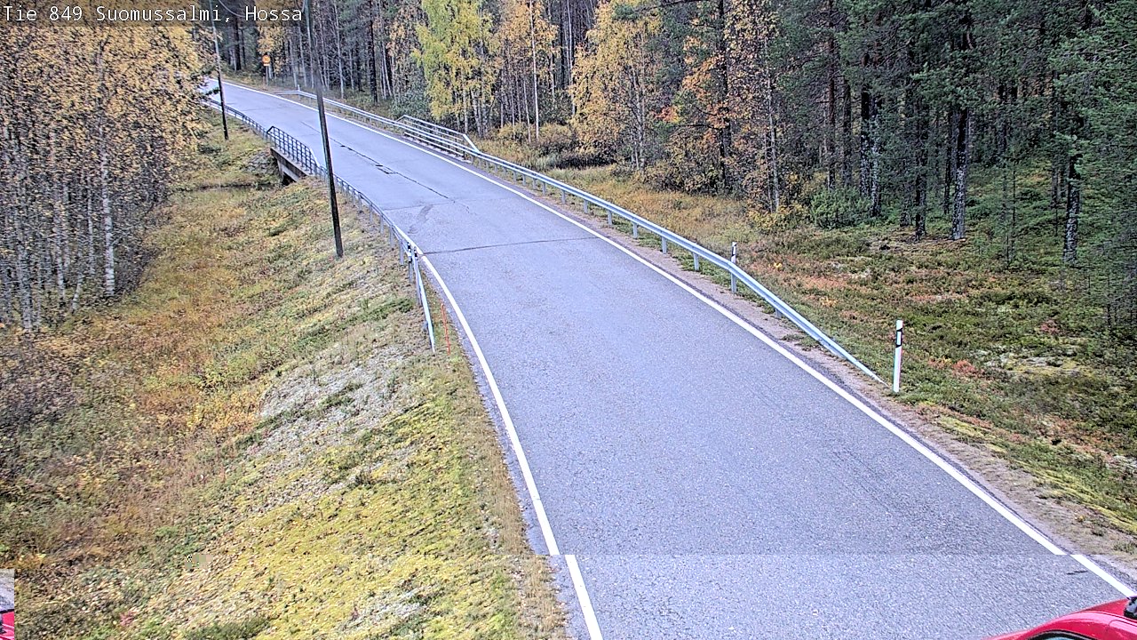Weather Camera Image Road 950 843 Suomussalmi, Hossa, Suomussalmi, Kainuu