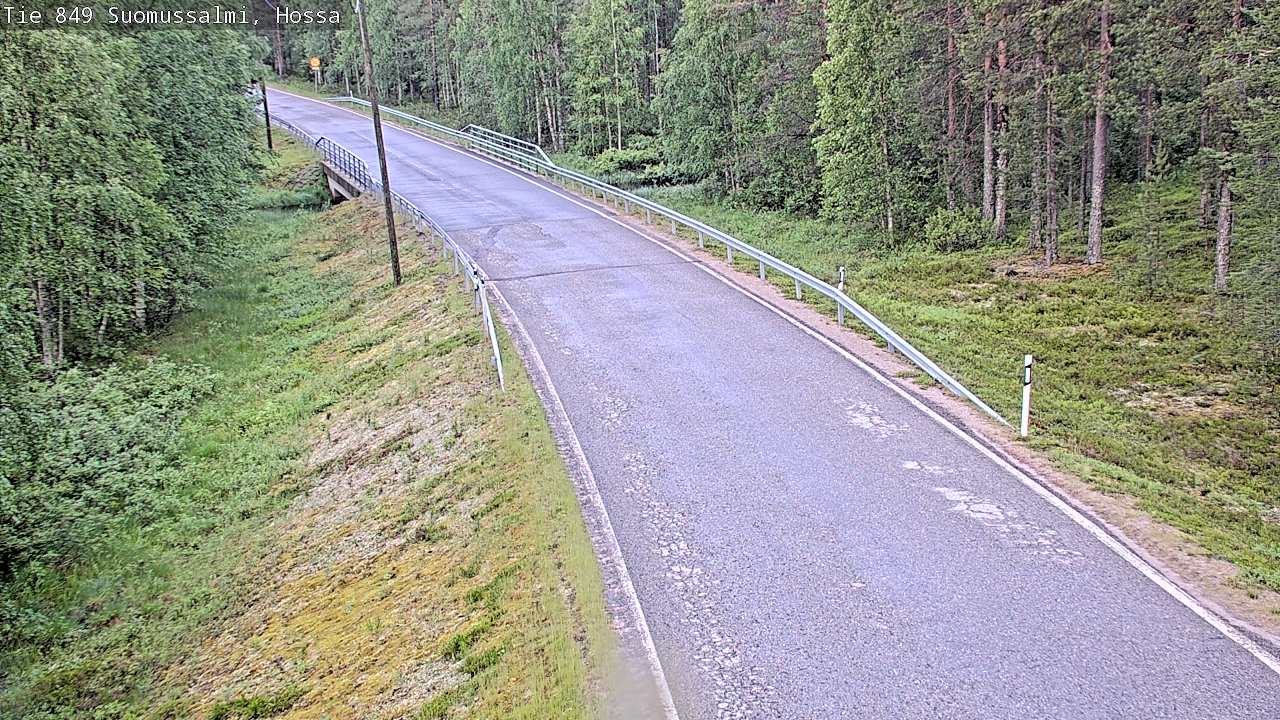 Kelikamerat Kuva Tie 843 Suomussalmi, Hossa, Suomussalmi, Kainuu