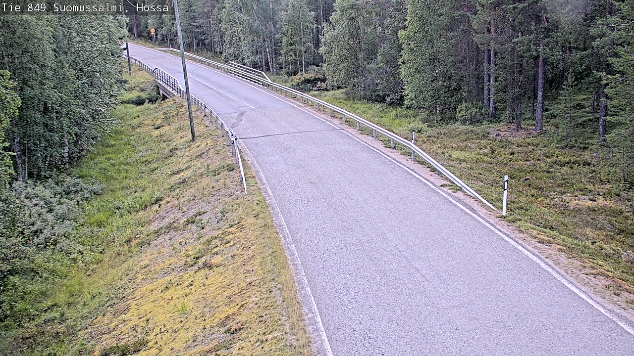 Kelikamerat Kuva Tie 843 Suomussalmi, Hossa, Suomussalmi, Kainuu