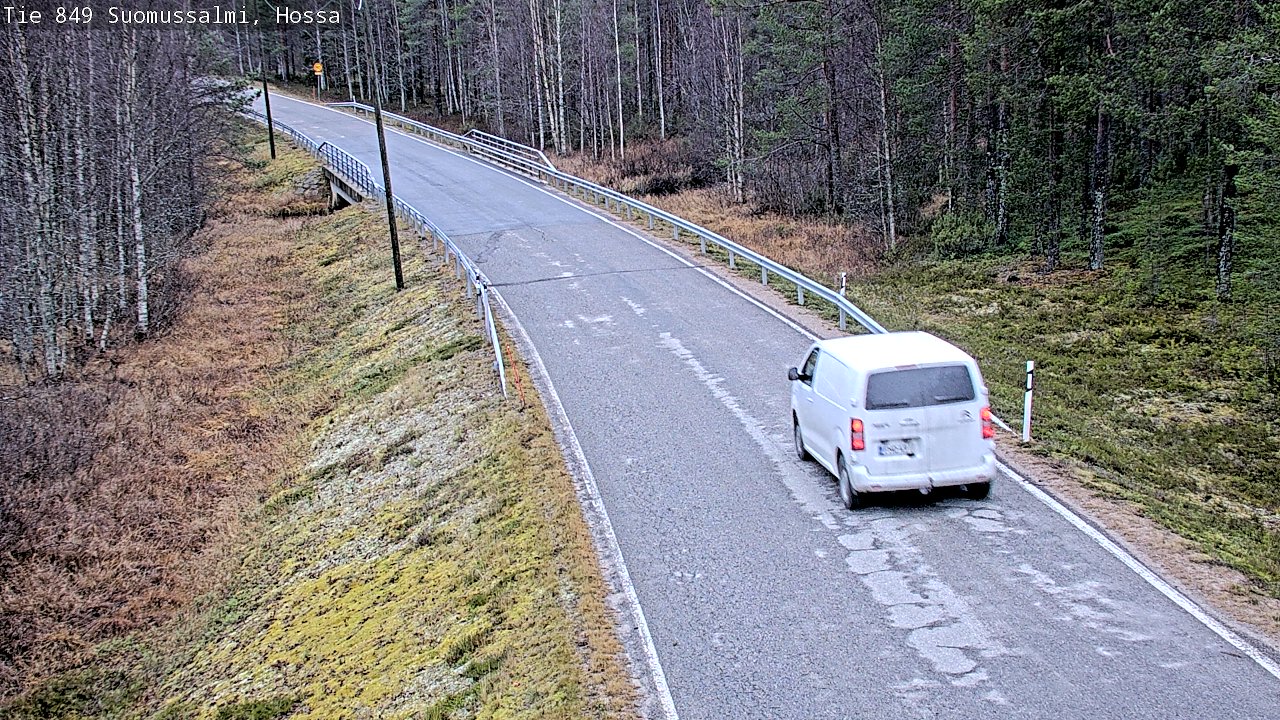 Kelikamerat Kuva Tie 843 Suomussalmi, Hossa, Suomussalmi, Kainuu