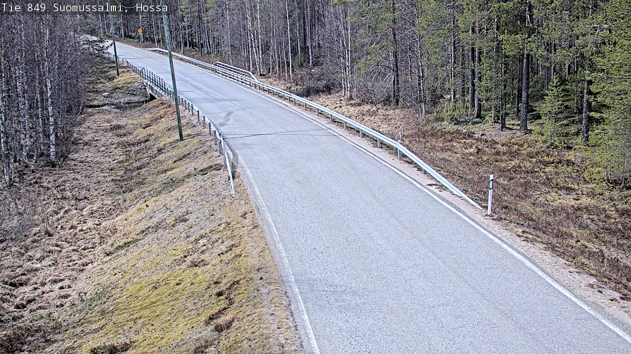 Kelikamerat Kuva Tie 843 Suomussalmi, Hossa, Suomussalmi, Kainuu