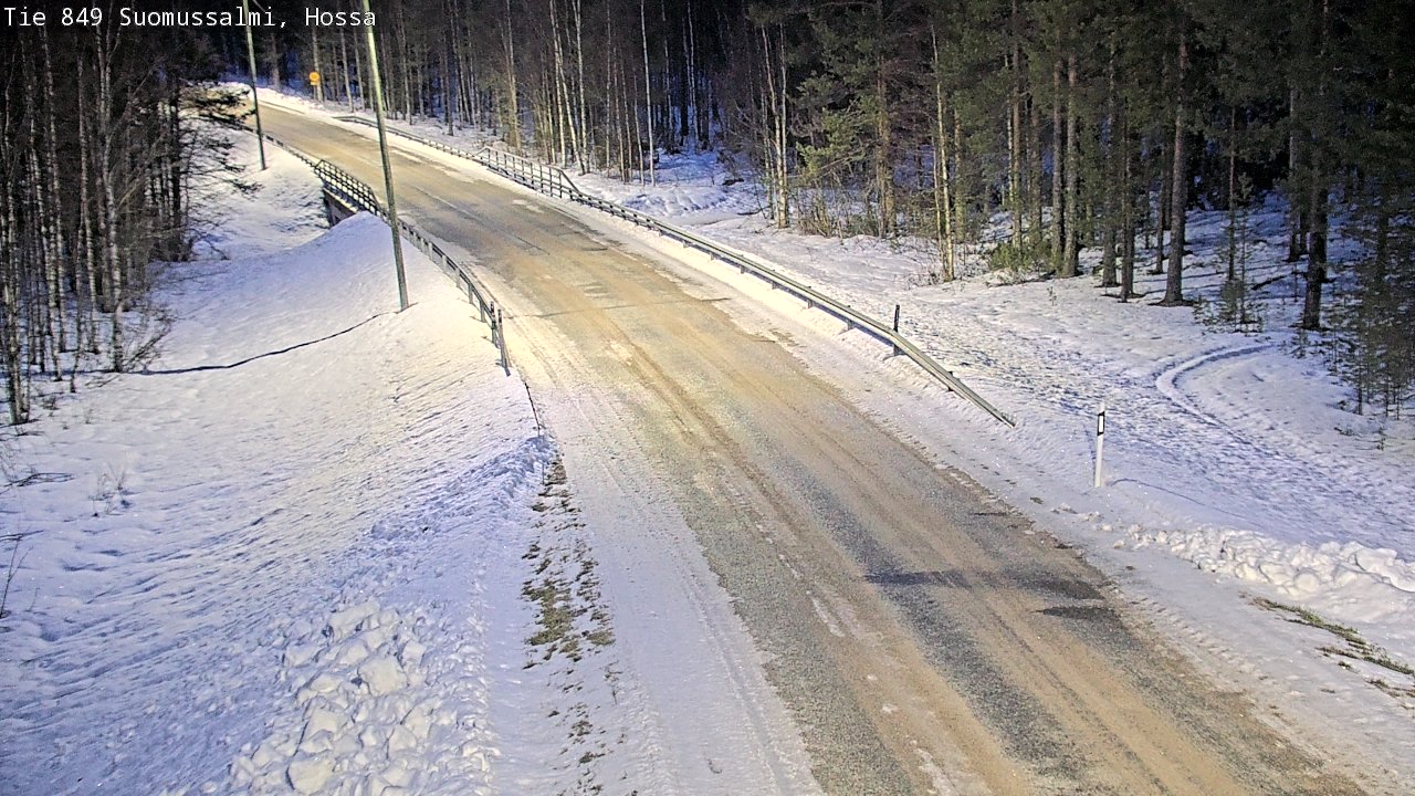 Kelikamerat Kuva Tie 843 Suomussalmi, Hossa, Suomussalmi, Kainuu