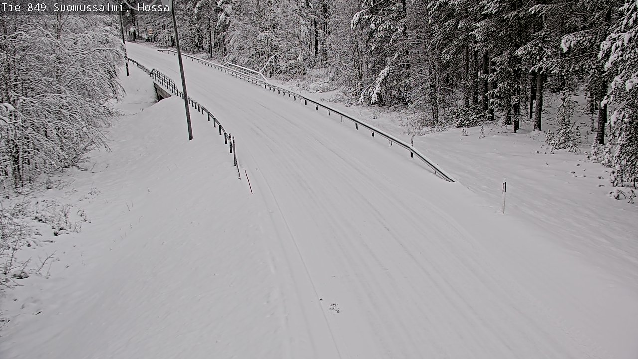 Weather Camera Image Road 950 843 Suomussalmi, Hossa, Suomussalmi, Kainuu