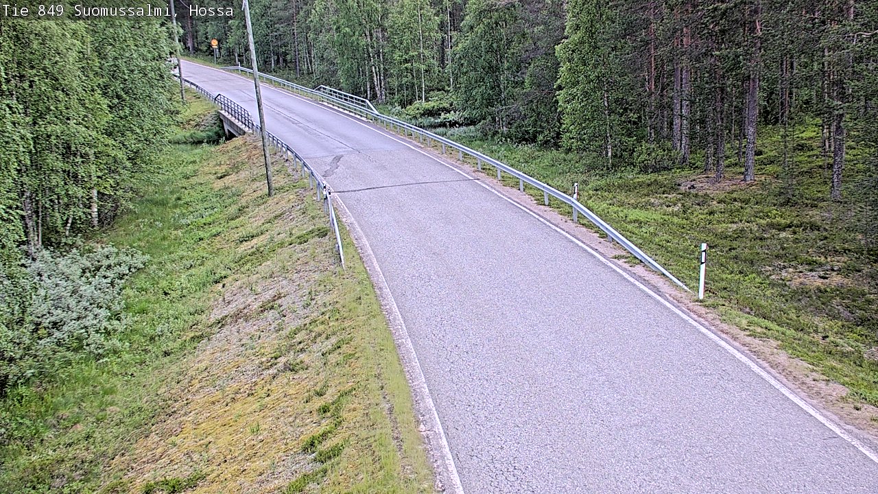 Kelikamerat Kuva Tie 843 Suomussalmi, Hossa, Suomussalmi, Kainuu