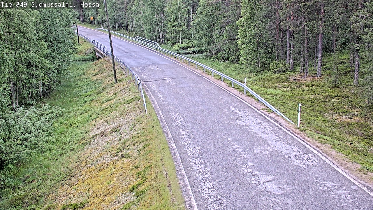 Kelikamerat Kuva Tie 843 Suomussalmi, Hossa, Suomussalmi, Kainuu