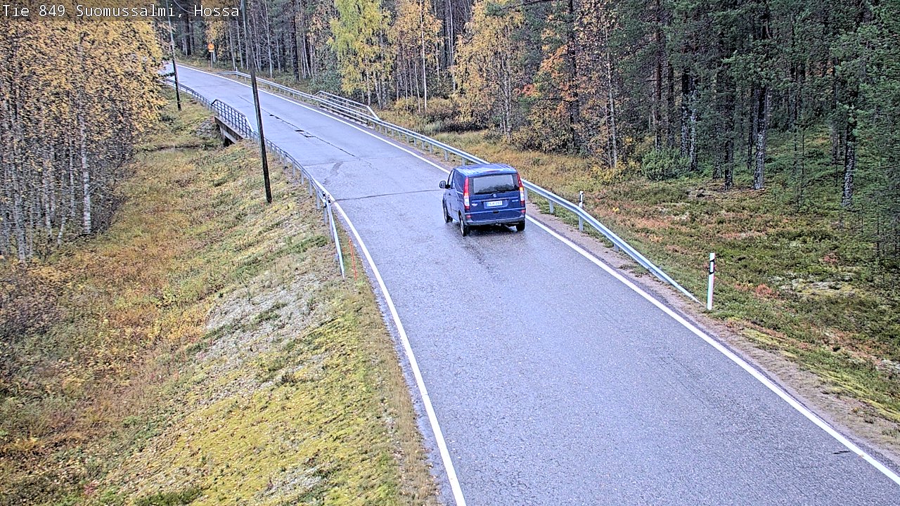 Weather Camera Image Road 950 843 Suomussalmi, Hossa, Suomussalmi, Kainuu