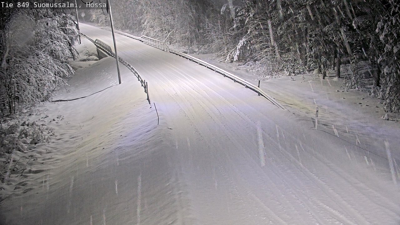Weather Camera Image Road 950 843 Suomussalmi, Hossa, Suomussalmi, Kainuu